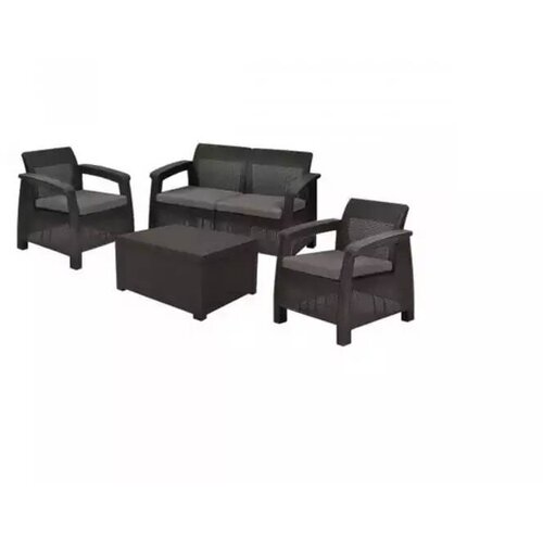 Keter CORFU II Baštenski set, Pe-ratan, grafit (CU 223204) Cene
