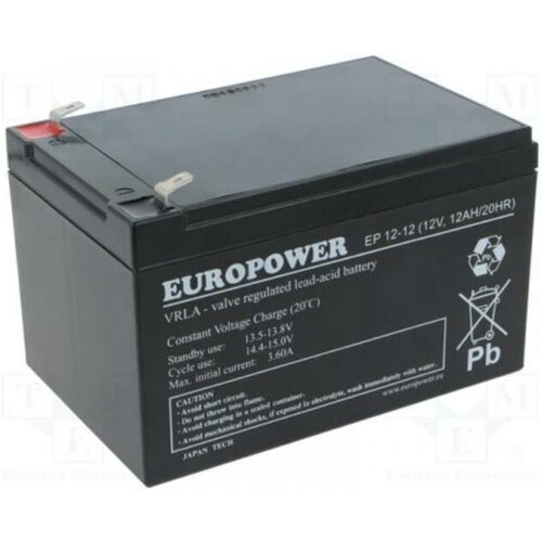 Europower baterija ups ES12-12 12V 12Ah Slike