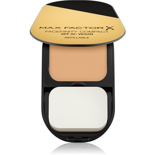 Max Factor Facefinity Refillable kompaktni matirajoči puder SPF 20 odtenek 033 Crystal Beige 10 g Slike