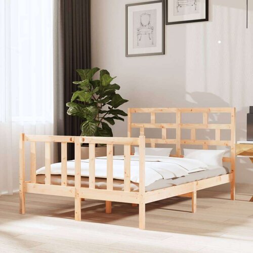  Posteljni okvir iz borovine 140x190 cm, (20644128) Slike
