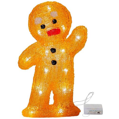 Eglo 410799 - LED Božićna dekoracija CRYSTALINE 20xLED/0,06W/3xAA medenjak Slike