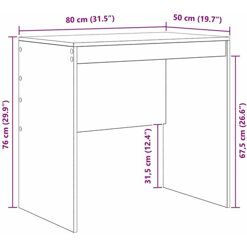  Stol Sonoma hrast 80 x 50 x 76 cm Slike