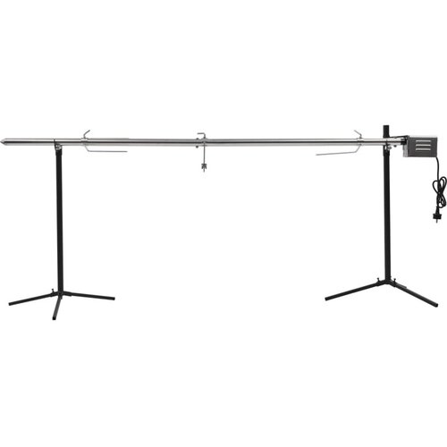  Avtomatski raženj z motorjem nerjaveče jeklo 207x45x81 cm Cene