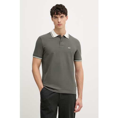 EAX Polo majice kratki rokavi XM002350AF10366 Zelena Slike