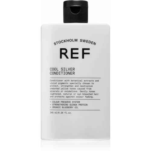REF Cool Silver Conditioner vlažilni balzam za nevtralizacijo rumenih odtenkov 245 ml