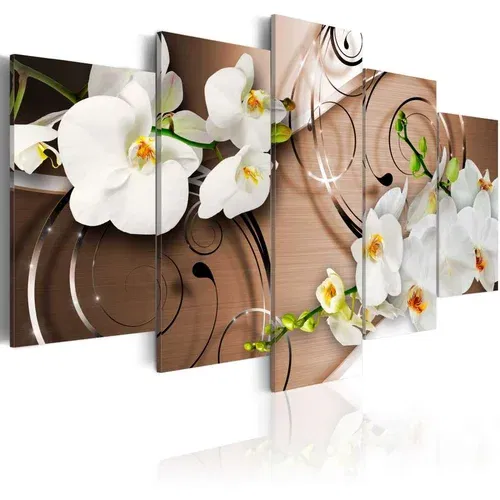  Slika - Ivory orchids 100x50