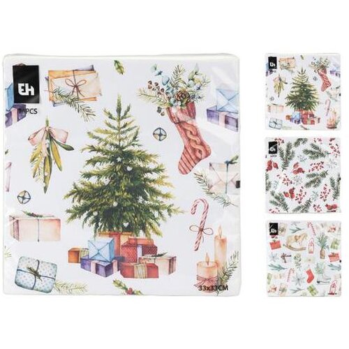 Salvete BOŽIĆNE 33*33CM 16/1 SORTO Cijene