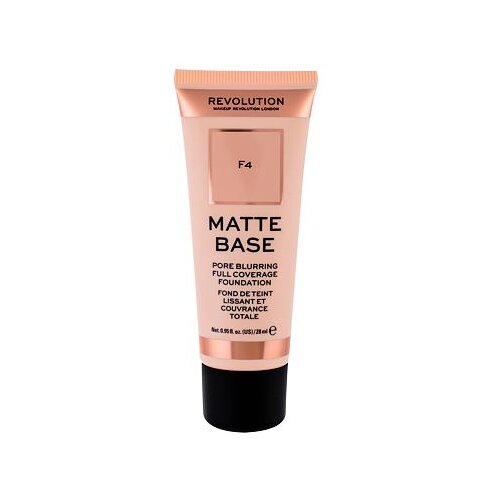 Revolution matte base mat podlaga za mastno kožo 28 ml odtenek F4 Slike