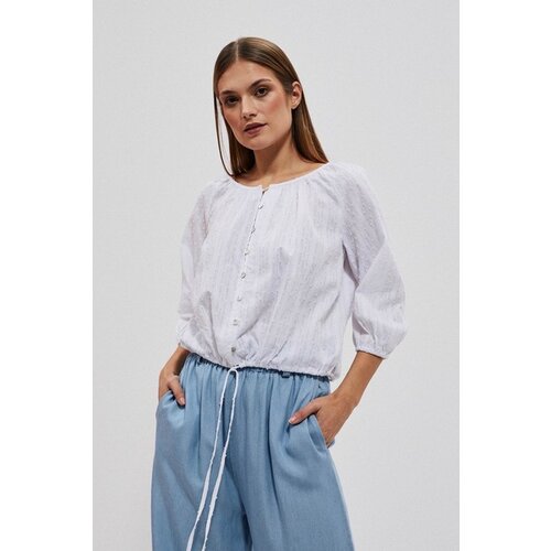 Moodo LADIES SHIRT L-KO-4020 WHITE Cene
