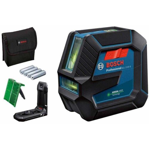 Bosch linijski laser sa zelenim zrakom GLL 2-15 G, domet 15m 0601063W00 Slike
