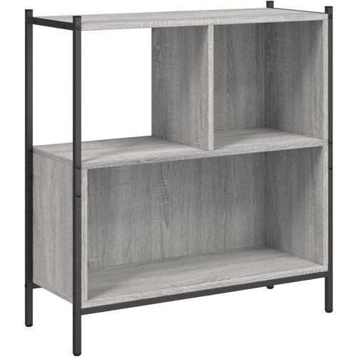 Maison Chic Knjižna omara - Knjižni regal siva sonoma 72x28x77,5 cm inženirski les, (21725060) Slike