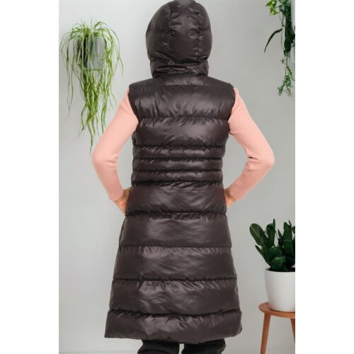 Dewberry Z6757 WOMEN'S VEST-LIGHT BLACK Cene