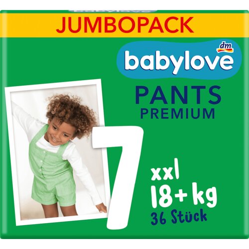 babylove JUMBOPACK PREMIUM pelene gaćice xxl, veličina 7 (18+ kg) 36 kom Cene
