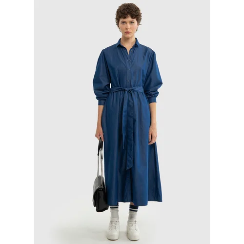 Big Star Woman's Denim Dress Dress 340220 475 Medium Denim