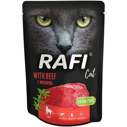 Rafi Cat 10 x 300 g - Govedina Slike