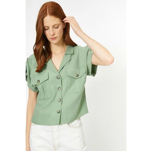 Koton Women's V-Neck Shirt