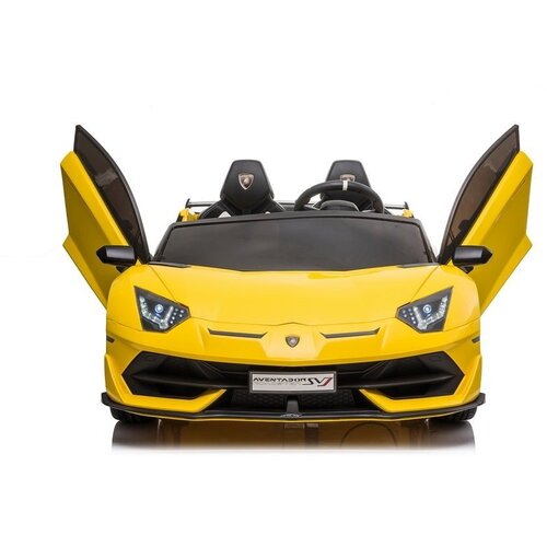 Lamborghini Aventador SX2028 otro&amp;scaron;ki električni avtomobil 12 V, EVA kolesa in daljinski upravljalnik &amp;ndash; rumen Slike
