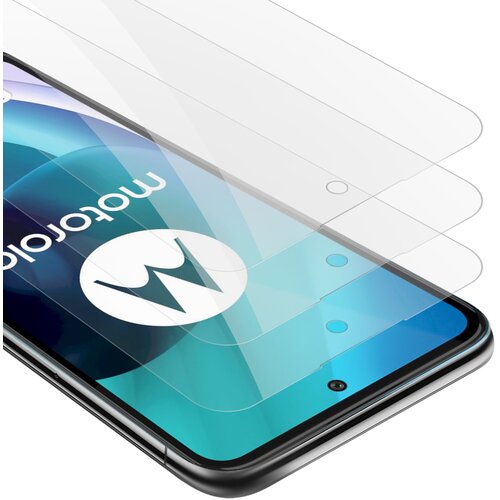 Cadorabo Motorola - za&scaron;čitnim filmom v visoki prosojnosti - 3 -paket kaljeno za&scaron;čitno steklo v 9H trdoti s 3D združljivostjo na dotik, (20607897) Cene