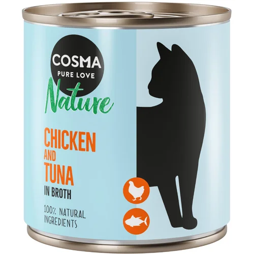 Cosma Ekonomično pakiranje Nature 12 x 280 g - Pileća prsa i tuna