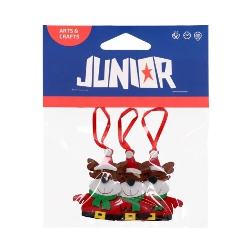 Junior Crafty NY, novogodišnja dekoracija, irvasi, 55 x 63mm, 3K Cene