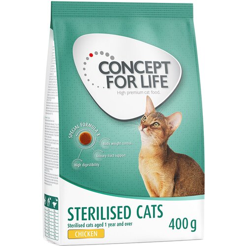 Concept for Life Snižena cijena! 400 g - Sterilised Cats piletina Cijene
