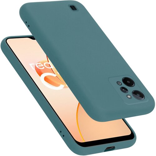  Ohišje, združljiv z Realme v tekoči zeleni barvi - zaščitni pokrov iz fleksibilnega silikona TPU, (20694464) Cene