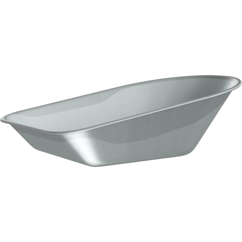 VidaXL Zamenjava za pladenj vozička srebrna 90 x 63 x 28 cm Jeklo, (5000107308) Slike