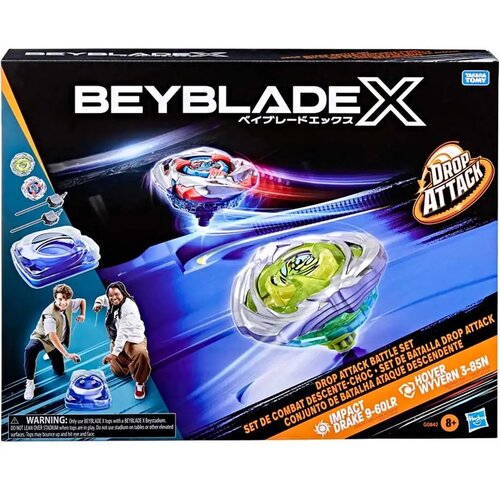 Hasbro Beyblade X Drop Attack Battle arena igralni set z 2 vrtavkami - Cene