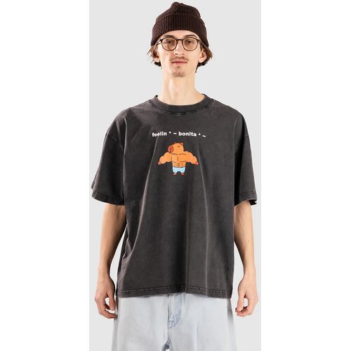 A-Lab Among Carl Cropped T-shirt vintage black Cene