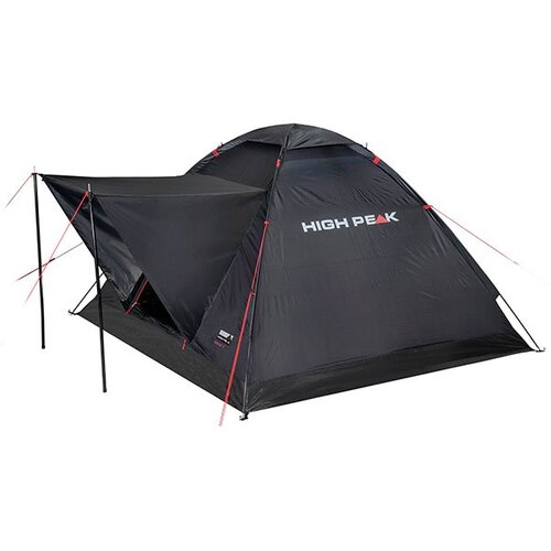 High Peak Beaver 3 Black, Red Pyramid tent Slike