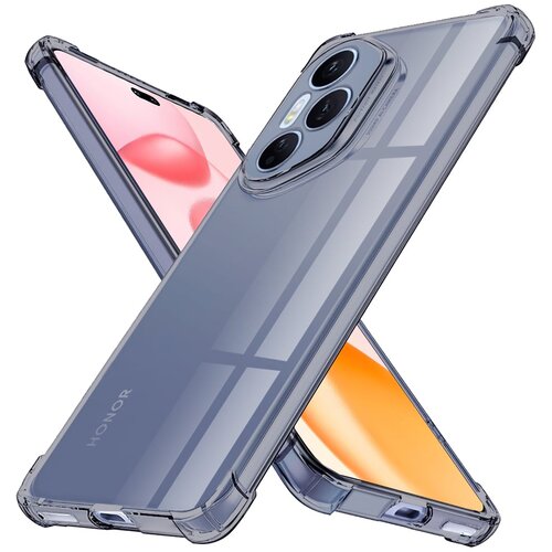 Techsuit Shockproof Clear Silicone za&scaron;titna maskica za Honor 400 Pro &ndash; smoke crna Cijene