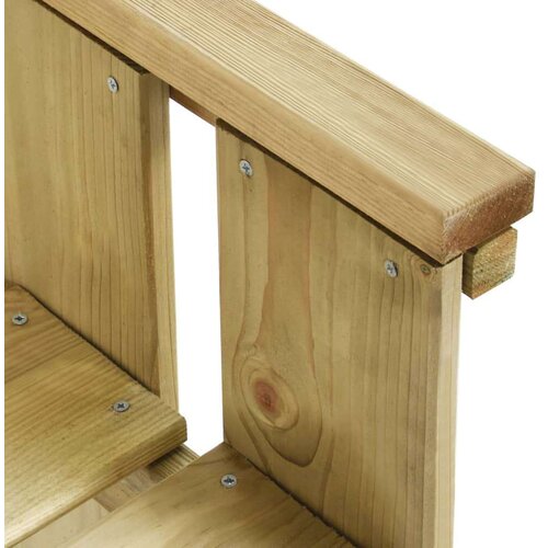 VidaXL Vrtna klupa 121 cm od impregnirane borovine Slike