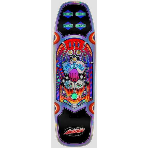 Santa Cruz Delfino Pinball Shaped 9.14&amp;quot; Skateboard deska black Slike