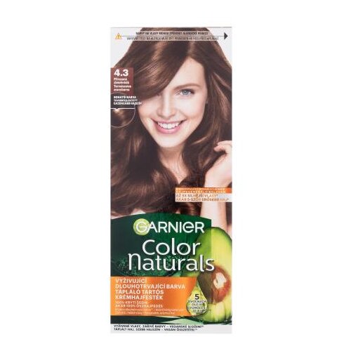 Garnier Color Naturals boja za kosu obojena kosa svi tipovi kose 40 ml Nijansa 4.3 natural golden brown za ženske Cijene