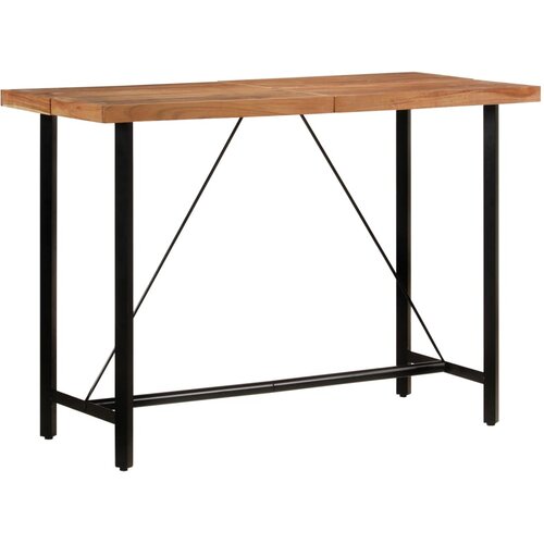  Barski stol 150 x 70 x 107 cm masivno drvo bagrema i željezo Cijene