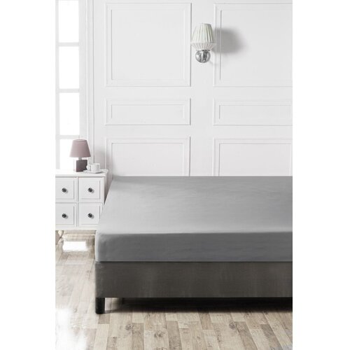 Mijolnir Dark Grey Dark Grey Ranforce Double XL Fitted Sheet (FR) (IT) (ES) (DE) Slike
