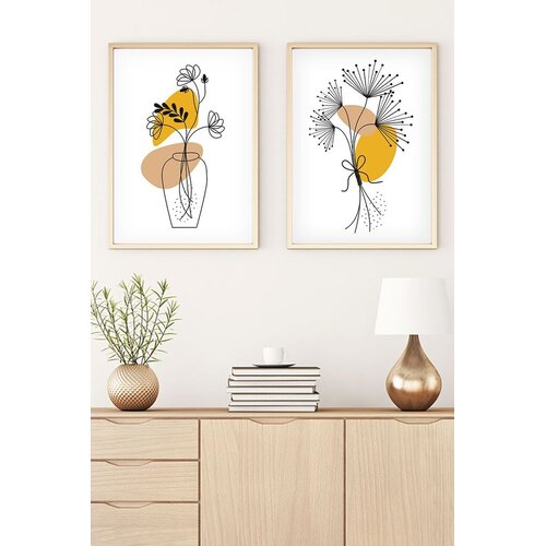 WALLXPERT Uramljena slika Huhu182, 50x70 cm , 2 dijela Cene