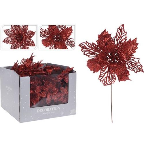  BOŽIĆNI CVIJET 21CM CRVENI Cene