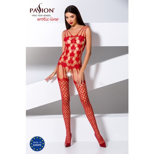 Passion bodystocking BS067 red Slike