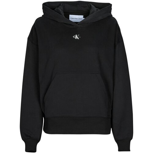 Calvin Klein Jeans MICRO MONOLOGO HOODIE Crna Cijene