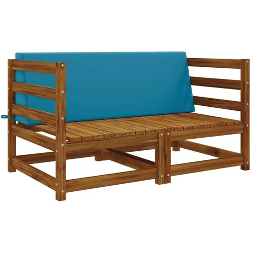  Jastuk za naslon SOEST 100% poliester Svjetloplava - Svjetloplava 120 x 20 x 40 cm Poliester Slike