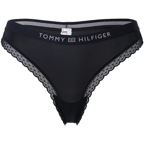 Tommy Hilfiger Underwear Tangice črna / bela