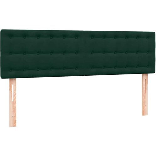 Box Spring krevet s madracem tamno zeleni 160x220 cm bar&amp;scaron;un Slike
