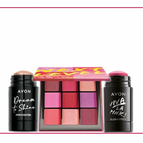 Avon promokod MKU424 - Prolećni make up TRIO veselih boja Slike