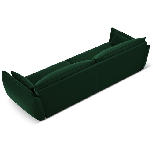 Mazzini Sofas Tamno zelena bar&amp;scaron;unasta sofa 248 cm Vanda &amp;ndash; Slike