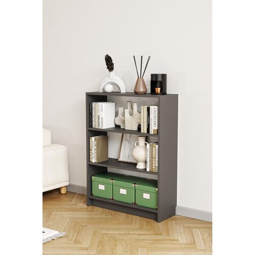 Hanah home polica za knjige Bili3 80, 80 cm, antracit Cene