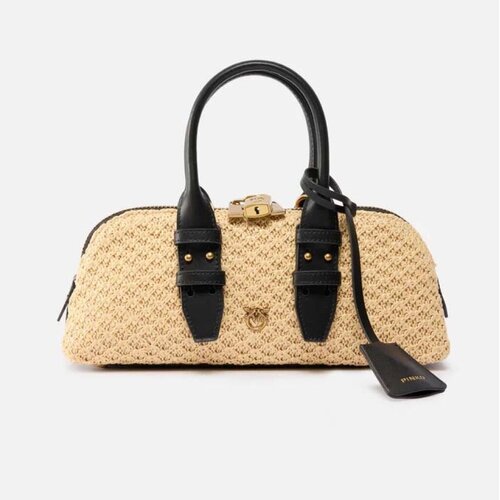 Pinko Ročne torbice BOWLING BAG BAGUETTE Kostanjeva Cene