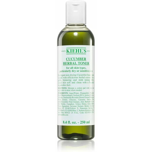 Kiehl's Cucumber Herbal Alcohol-Free Toner tonik za lice za suho i osjetljivo lice 250 ml