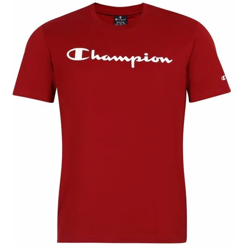 Champion CREWNECK LOGO T-SHIRT Muška majica, crvena, veličina