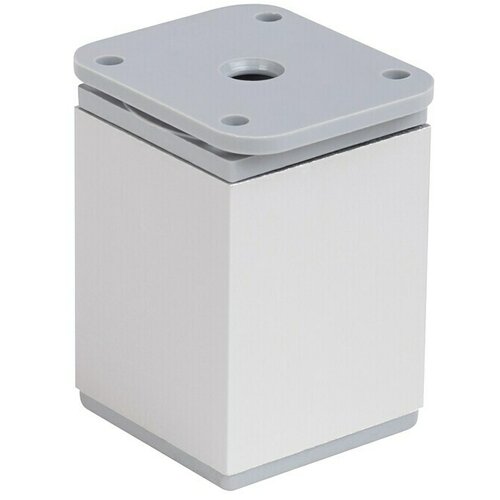 WALTECO Teleskopska noga za namještaj (Š x D: 4 x 4 cm, Podešavanje po visini: 6 cm - 8 cm, Nosivost: 50 kg, Plastika, Kutno) Cijene